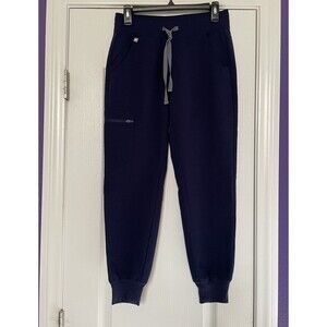 FIGS Zamora 2.0 Jogger Scrub Pants Navy Blue W18SW2005 Size XS/P Petite